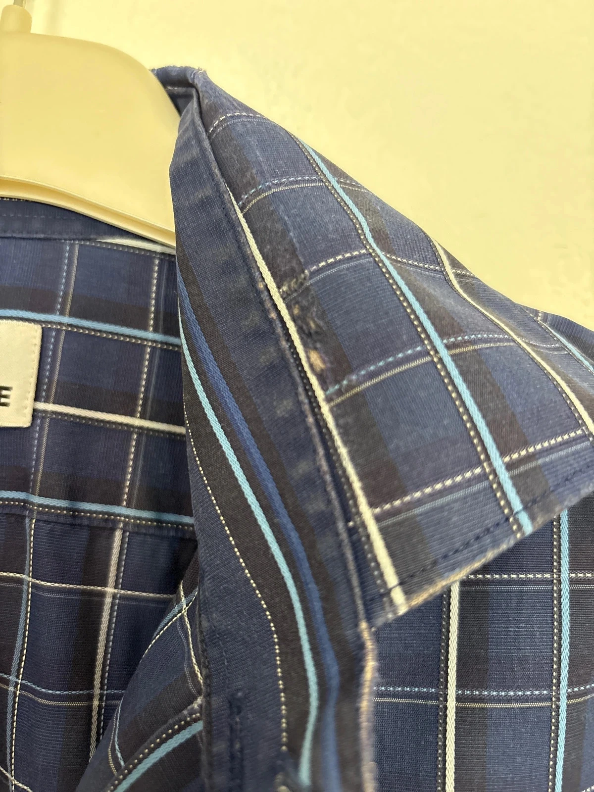 Camisa a cuadros azul Lacoste talla XL – photo 5